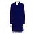 Carven Abrigo cruzado de algodón azul - vista 8