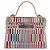Delvaux The Eye Catcher Tempete Top Handle Multicolor PVC GM Multicolore