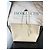 Autre Marque Borsa Saint Laurent Shopper in pelle beige - vista 3