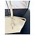 Autre Marque Borsa Saint Laurent Shopper in pelle beige - vista 5