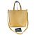 Autre Marque Saint Laurent Shopper Borsa in Pelle Caramello