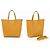 Autre Marque Saint Laurent Shopper Borsa in Pelle Caramello - vista 2