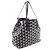 Borsa Tote Jimmy Choo Sasha Star Studded Nero - vista 2