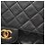 Chanel Matelassé Double Flap Schultertasche Schwarz - Ansicht 11