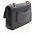 Chanel Matelassé Double Flap Schultertasche Schwarz - Ansicht 2