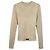 Camisola canelada Balenciaga bege