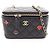 Borsa Vanity Chanel con motivo di carte da gioco Nero