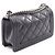 Borsa a tracolla Chanel Boy in pelle d'agnello nera Nero - vista 2