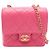 Borsa a tracolla Chanel Matelassé in pelle rosa