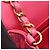 Borsa a tracolla Chanel Matelassé in pelle rosa - vista 6
