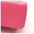 Borsa a tracolla Chanel Matelassé in pelle rosa - vista 8