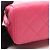 Borsa a tracolla Chanel Matelassé in pelle rosa - vista 9