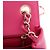 Bolsa de Ombro Chanel Mini Matelassé Rosa - vista 10