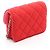 Chanel Matelassé Small Flap Chain Schultertasche Rot - Ansicht 2