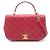 Chanel Matelassé 2-Way Schultertasche Rot