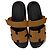 Hermès Chypre Chanclas de Piel Camel Castaño