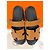 Hermès Chypre Chanclas de Piel Camel Castaño - vista 2