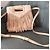 Maje Leder-Fransentasche mit Lammfell in Beige - Ansicht 9