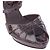 Autre Marque Sandali platform Yves Saint Laurent Rive Gauche marroni effetto croc Marrone - vista 5