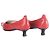 Autre Marque Décolleté kitten heel a punta in pelle rossa Luciano Padovan Rosso - vista 2