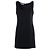 Autre Marque Vestido shift sin mangas de bouclé negro Lawrence Steele