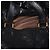 Autre Marque Borsa Tote oversized Yves Saint Laurent Rive Gauche in pelle nera Nero - vista 5