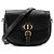 DIOR - Bobby MM Dior Schultertasche aus schwarzem glattem Leder