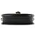 DIOR - Bobby MM Dior Schultertasche aus schwarzem glattem Leder - Ansicht 4