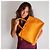 Prada Borsa Tote Galleria Large in pelle Saffiano Lux Mustard Senape - vista 2