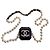 Timeless Chanel Cristal Pearl Airpods Acetate Schmuckcase Schwarz