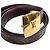 Louis Vuitton Cinturón ancho de lona Cut 36 90/36 Brown Castaño - vista 2