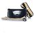 Chanel, Braune Shield-Sonnenbrille mit Strasssteinen - Ansicht 4