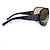 Chanel, Braune Shield-Sonnenbrille mit Strasssteinen - Ansicht 6