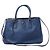 Borsa 2Way Prada Galleria in pelle Saffiano Lux, Blu 324823 Nero