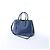 Borsa 2Way Prada Galleria in pelle Saffiano Lux, Blu 324823 Nero - vista 2