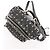 Zaino 2Way Valentino Garavani Rockstuds Spike in pelle nera Nero - vista 6