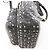 Zaino 2Way Valentino Garavani Rockstuds Spike in pelle nera Nero - vista 8