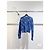 Autre Marque Dior Strickpullover aus Wolle Blau mit Bienenstickerei Mehrfarben - Ansicht 4