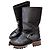 Botines Dior de cuero negro Multicolor
