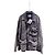 Jaqueta Miu Miu em denim roxo distressed Multicor