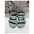 Sandali Chanel Blu Pelle Fibbia con Strass 37 Multicolore - vista 2