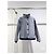Chanel Reversible Jacke aus blauer Baumwolle Mehrfarben