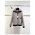 Chaqueta Miu Miu de shearling gris Multicolor