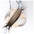 Bolso de mano 2Way Chloé Woody Small de lona y cuero Beige x Blue - vista 12