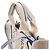 Bolso de mano 2Way Chloé Woody Small de lona y cuero Beige x Blue - vista 3
