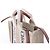 Borsa a mano 2Way Chloé Woody Mini in tela e pelle Beige x Brown - vista 3