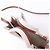 Borsa a mano 2Way Chloé Woody Mini in tela e pelle Beige x Brown - vista 6