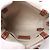 Borsa a mano 2Way Chloé Woody Mini in tela e pelle Beige x Brown - vista 8