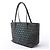Borsa a tracolla FENDI ZUCCa in PVC Marrone x Blu 8BH223 - vista 4