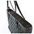 Borsa a tracolla FENDI ZUCCa in PVC Marrone x Blu 8BH223 - vista 5